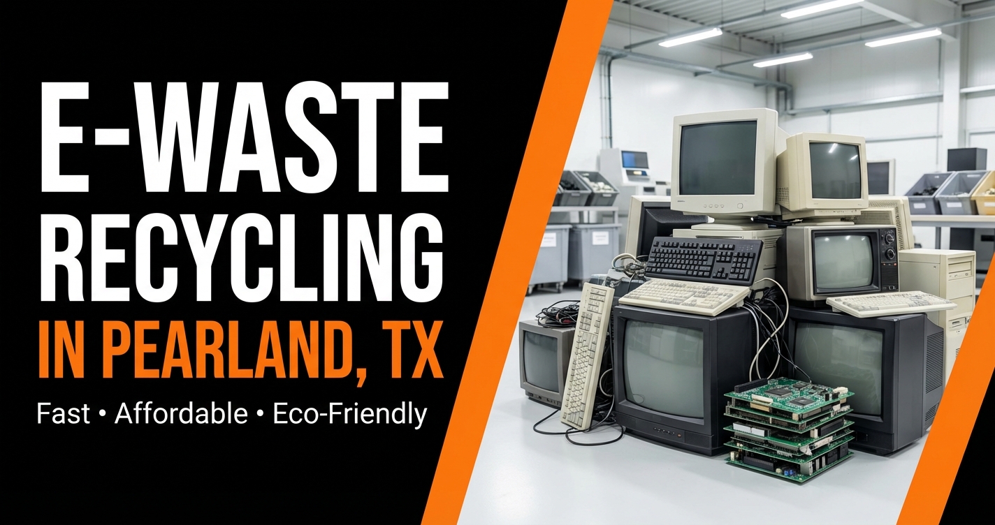 E-Waste Recycling in Pearland, TX — Fast, Affordable, Eco-Friendly