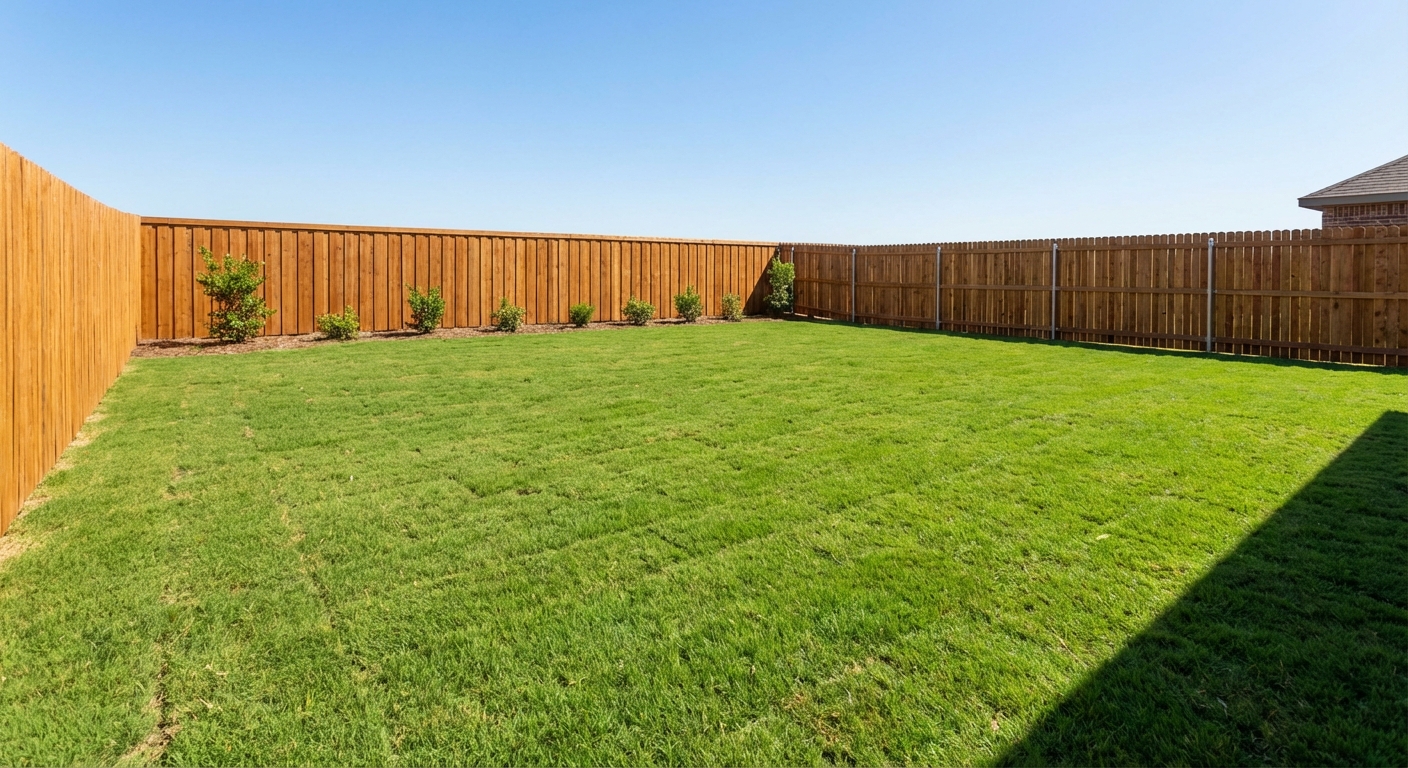 Clean backyard after removal