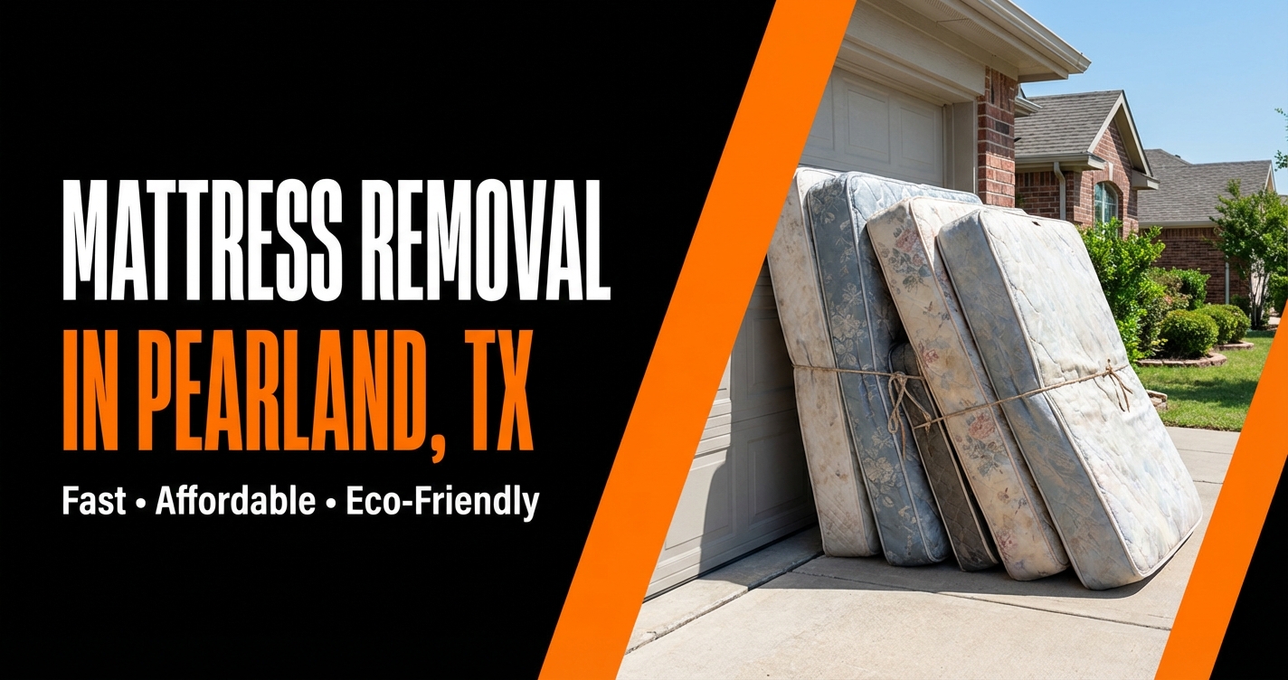Mattress Removal in Pearland, TX — Fast, Affordable, Eco-Friendly
